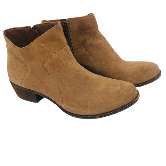 Lucky brand women’s tan suede ankle boots size 10M‎ - Picture 2 of 12